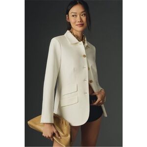 Dolan Anthropologie White Blazer